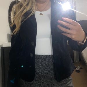 Express suede blazer